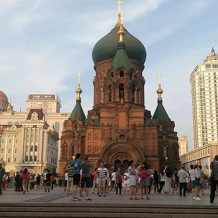 Harbin Lily Holiday Apartment Central Avenue Ngoại thất bức ảnh